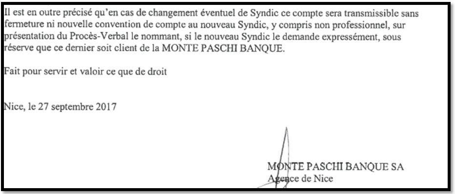 COMPTE BANCAIRE