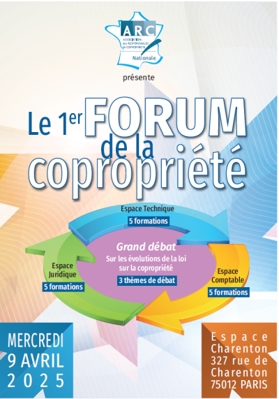 Participer au premier Forum de la copropriété organisé par l’ARC Nationale