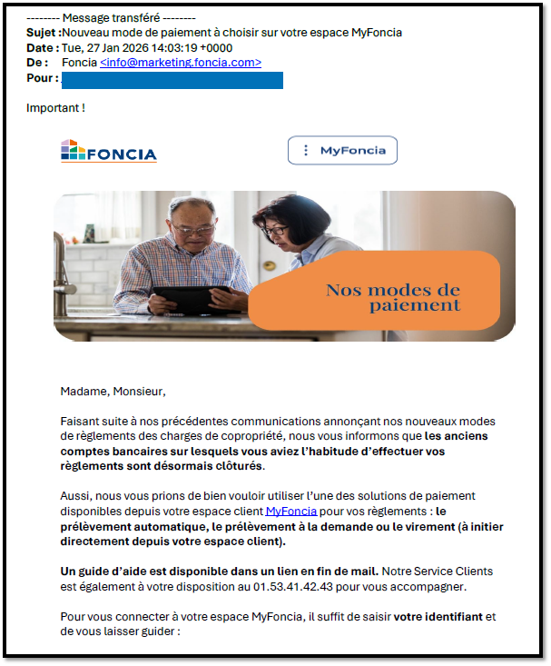 FONCIA : des modalités de règlement des appels de fonds qui deviennent un enjeu commercial