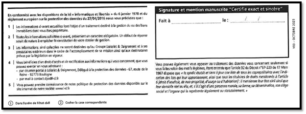 LOISELET & DAIGREMONT à la chasse aux informations personnelles conformément à la loi du 10 juillet 1965 : la CNIL est saisie