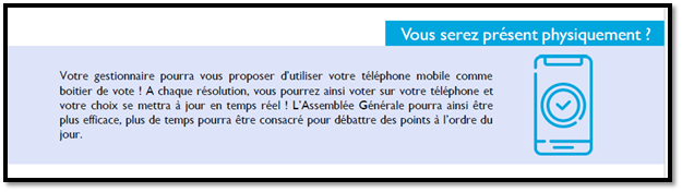Comment ORALIA prend la main pour la tenue de l’assemblée générale ?